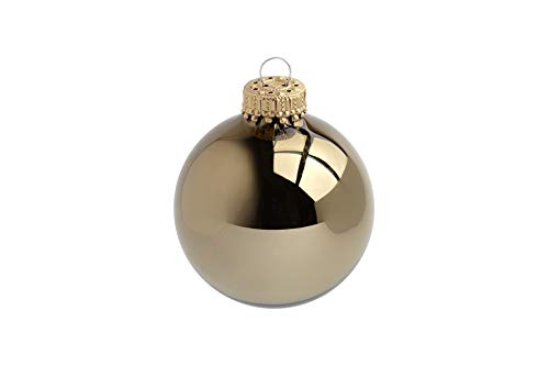 KREBS & SOHN 74762 Ball Christmas Ornament Oro 12pieza(s) Adorno navideño - Adornos navideños (Ball Christmas Ornament, Oro, 12 Pieza(s), Caja)