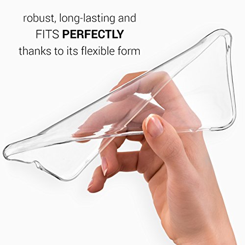 kwmobile Funda Compatible con ZTE Blade V9 Vita - Carcasa de TPU para móvil - Cover Trasero en Transparente