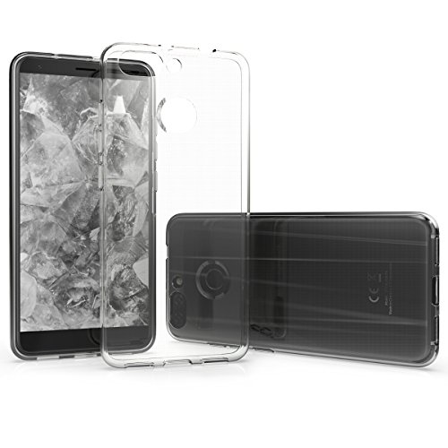 kwmobile Funda Compatible con ZTE Blade V9 Vita - Carcasa de TPU para móvil - Cover Trasero en Transparente