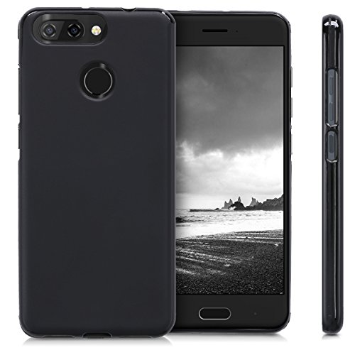 kwmobile Funda Compatible con ZTE Blade V9 Vita - Carcasa de TPU Silicona - Protector Trasero en Negro Mate