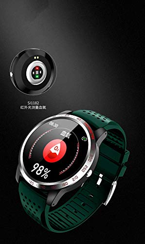 KWY Inteligente de Watch-rIP67 a Prueba de Agua corazón Sano Tasa de oxígeno en la Sangre Arterial La presión podómetro Impermeable Hombres Mujeres Android iOS