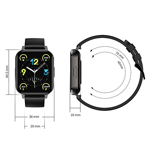 KWY Reloj Inteligente Hombres Mujeres-SmartWatch con la presión de Todo el día Control de Actividad de Ritmo cardiaco Sangre sueño Monitor, IP68 a Prueba de Agua para Android iOS