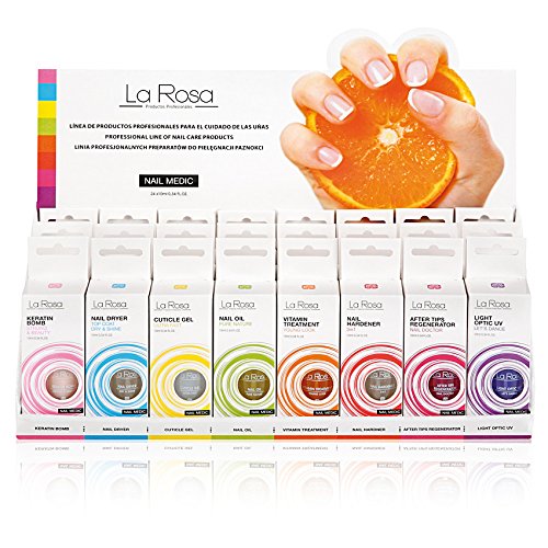 La Rosa nail medic hardener 3in1 endurecedor de uñas 3en1-10 ml