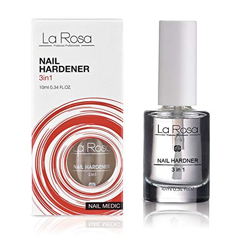 La Rosa nail medic hardener 3in1 endurecedor de uñas 3en1-10 ml