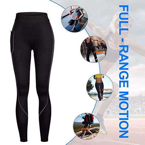 【La última Versión Original 2019】Pantalones para Adelgazar, Mallas Deportivas Mujer, Pantalón de Sudoración Adelgazantes, Leggins Anticeluliticos Fitness, Mallas Termicas de Neopreno para Deporte