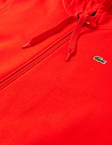 Lacoste Sh7609 Sudadera, Rojo (Corrida/Noir G64), Small (Talla del Fabricante: 3) para Hombre