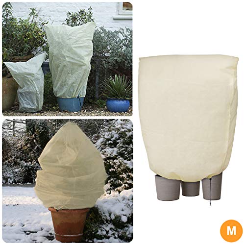 Landrip Saco Cubre Plantas 180 x 120CM, Manta Protectora para el frío para Plantas 70 g/m²