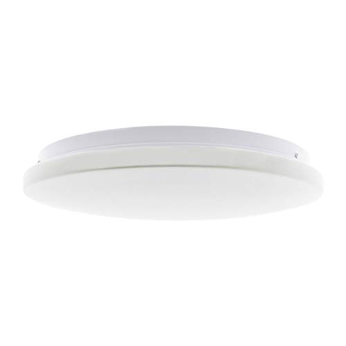 LED Lámpara de Techo 24W Interior Plafón Moderna LED de Techo Redonda Ultra fina IP 20 170-265V AC SMD 2835 Epstar Vida útil 30000 Horas De Baño Pasillo Cocina Sala Salón Comedor (Circular Ice, 24W)