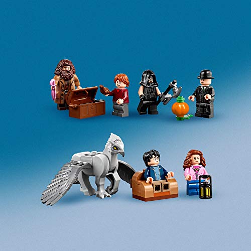 LEGO Harry Potter - Cabaña de Hagrid Rescate de Buckbeak, Juguete de Construcción con Hipogrifo, Incluye Minifiguras de Harry, Ron y Hermione (75947)