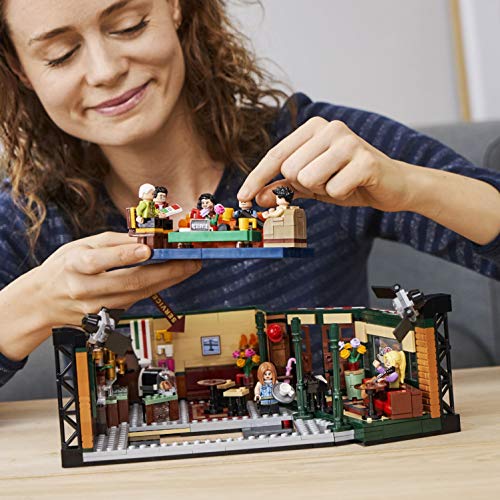 LEGO Ideas - Central Perk, set de construcción, set de la cafetería por el 25 aniversario de la serie, revive los mejores momentos junto a Ross, Rachel, Phoebe, Joey, Chandler y Mónica (21319)