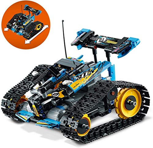 LEGO Technic - Vehículo Acrobático a Control Remoto, Coche Teledirigido de Juguete, Set de Construcción 2 en 1, Funciona con Elementos de Power Functions (42095)