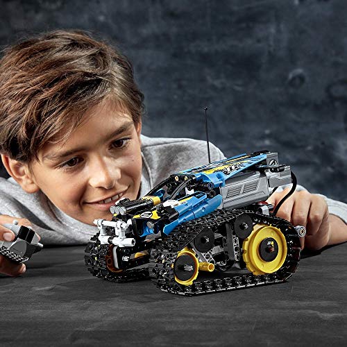 LEGO Technic - Vehículo Acrobático a Control Remoto, Coche Teledirigido de Juguete, Set de Construcción 2 en 1, Funciona con Elementos de Power Functions (42095)