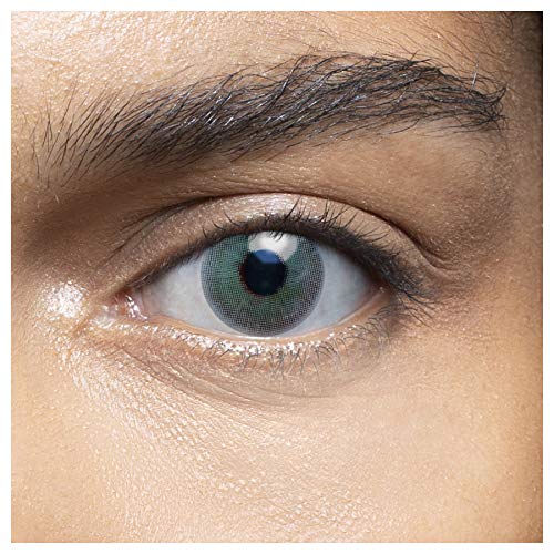 LENSART I Lentes de Contacto ALOE VERDE 1 Par 2 Piezas I 0.00 Dioptrías sin dioptrías I Diámetro 14.00 I Blandos | Ojos Lentillas de Naturales Colores Azul, Blanco, Grises Marron