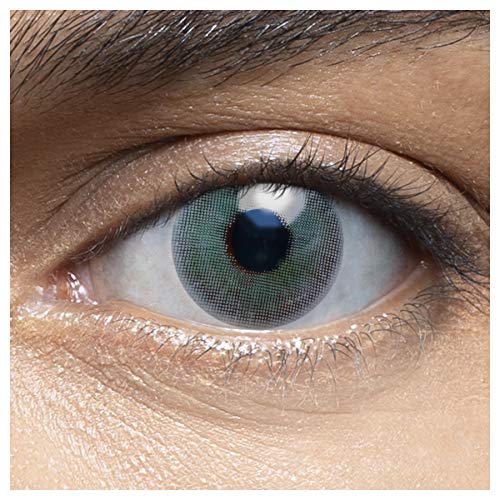 LENSART I Lentes de Contacto ALOE VERDE 1 Par 2 Piezas I 0.00 Dioptrías sin dioptrías I Diámetro 14.00 I Blandos | Ojos Lentillas de Naturales Colores Azul, Blanco, Grises Marron