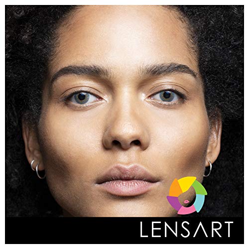 LENSART I Lentes de Contacto CORAL AZUL 1 Par 2 Piezas I 0.00 Dioptrías sin dioptrías I Diámetro 14.00 I Blandos | Ojos Lentillas de Naturales Colores Azul, Blanco, Grises Marron