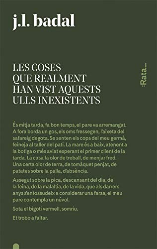 Les coses que realment han vist aquests ulls inexistents: 18 (rata/0)