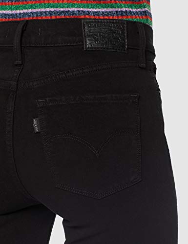 Levi's 314 Shaping Straight, Vaqueros Straight para Mujer, Negro (4x Stretch New Ultra Black 0063), W32/L32