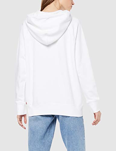 Levi's Graphic Sport Capucha, Blanco (Housemark Hoodie White 0010), L para Mujer