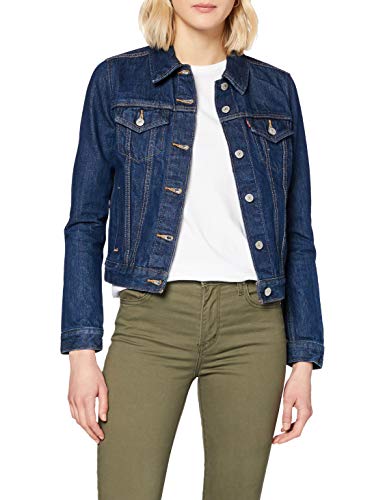 Levi's Jaqueta de jeans para mujer, talla L