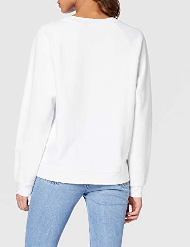 Levi's Relaxed Graphic Sudadera, Blanco (Crew Box Taba White+ 0092), Large para Mujer