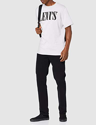 Levi's Relaxed Graphic tee Camiseta, Blanco (90's Serif Logo White 0026), XX-Large para Hombre