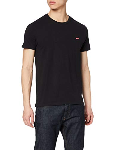 Levi's SS Original Hm tee Camiseta, Negro (Cotton + Patch Black 0009), XX-Large para Hombre