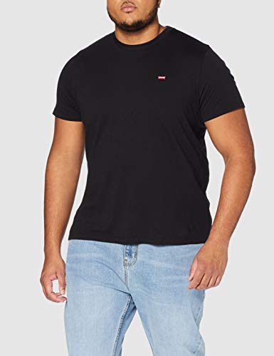 Levi's SS Original Hm tee Camiseta, Negro (Cotton + Patch Black 0009), XX-Large para Hombre