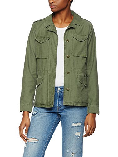 Levi's SURPLUS JACKET, Chaqueta Mujer, Verde (BRONZE GREEN), 40 (Talla del fabricante: Large)