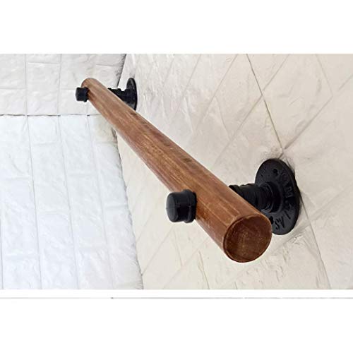 LIN HE SHOP Pasamanos de Madera Maciza, contra Las escaleras de Las Paredes, pasillos internos Retros del reposabrazos del Registro, para el jardín de niños Mayor del hogar (Color : 50cm)