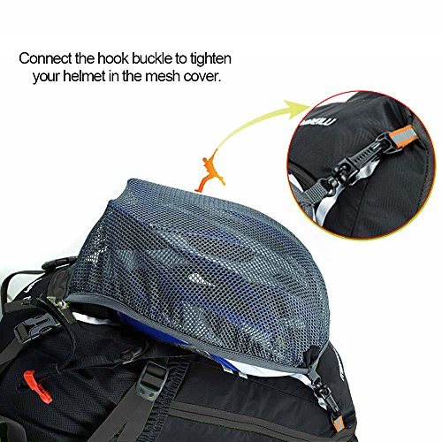 Lixada 18L Bicicleta Mochila de Hombro para Hidratación de Agua Respirable Impermeable Ultraligero con Cubierta de Lluvia