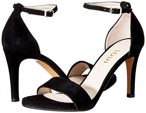 lodi IGOR-X, Sandalia con talón para Mujer, Negro, 39 EU