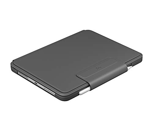 Logitech Slim Folio Pro Funda para iPad con Teclado Inalámbrico Bluetooth, iPad Pro 11 Pulgadas 1.ª Gen Modelos: A2228, A2068, A2230, A2231, Teclas Retroiluminadas, Disposición QWERTY Español, Negro