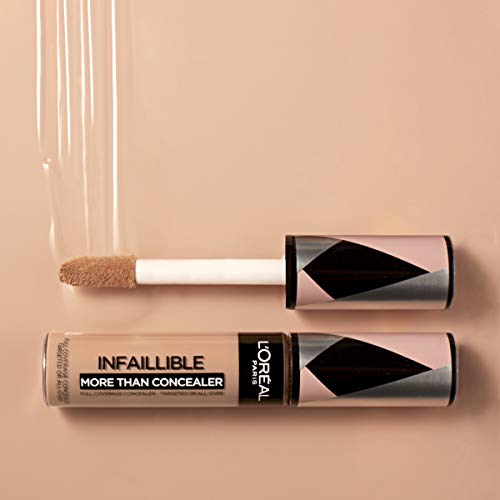 L'Oreal Paris Infalible More Than Concealer, Corrector Cobertura Completa, Tono 329 Cashew/Cajou - 11 ml