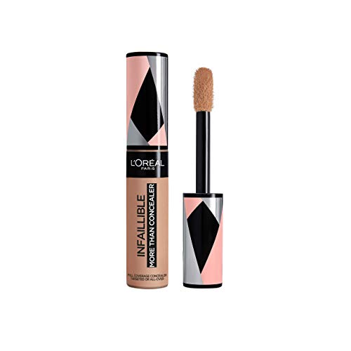 L'Oreal Paris Infalible More Than Concealer, Corrector Cobertura Completa, Tono 329 Cashew/Cajou - 11 ml