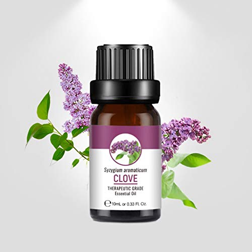 Lucoss Aceites Esenciales 100% Natural Puro Aromaterapia Aceite Aromático,10ml(Clavo,Limón,Toronja,Hierba de limón,Eucalipto,Menta)