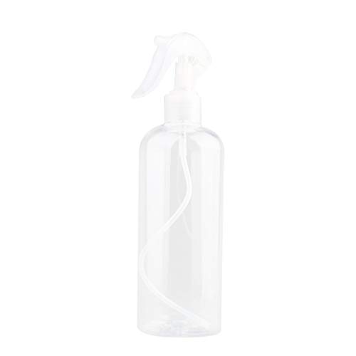 Lurrose 6pcs Spray Bottle Clear 500ML Contenedores de botella de viaje para cremas Champús Lociones Acondicionadores Jabón corporal