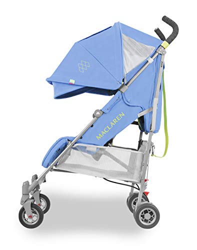 Maclaren Quest Silla de paseo - ligero, para recién nacidos hasta los 25kg, Asiento multiposición, suspensión en las 4 ruedas, Capota extensible con UPF 50+