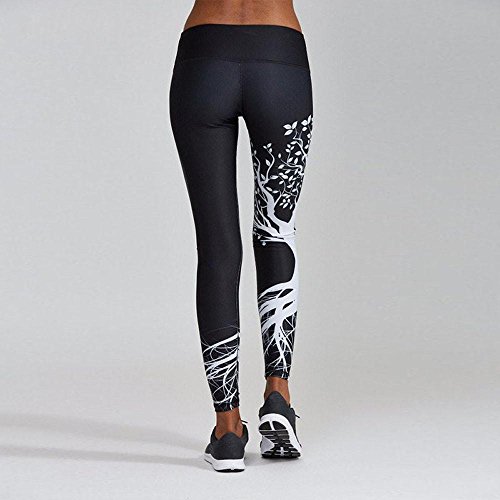 Mallas Deportivas Mujer Leggins Pantalones de Correr Gym Chandal Polainas Leggings Deporte para Running Fitness Yoga Pantalones Largos Push up Mujeres (Negro, M)