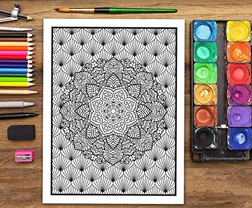 Mandalas Complejos: Libro De Colorear Para Adultos