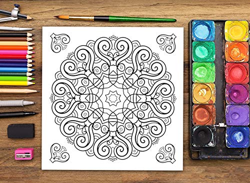 Mandalas Conscientes: Libro De Colorear Para Adultos