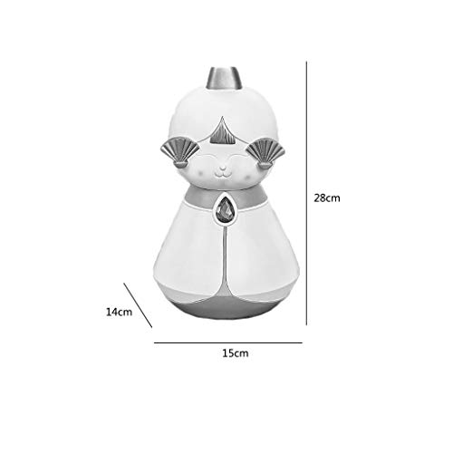 Manualidades Adornos de Modelado de Caracteres Coreanos Escultura Consumidor de Interiores y Exteriores y atmósfera Comercial Decoración (Tamaño : B: 15 cm × 14 cm × 28 cm)