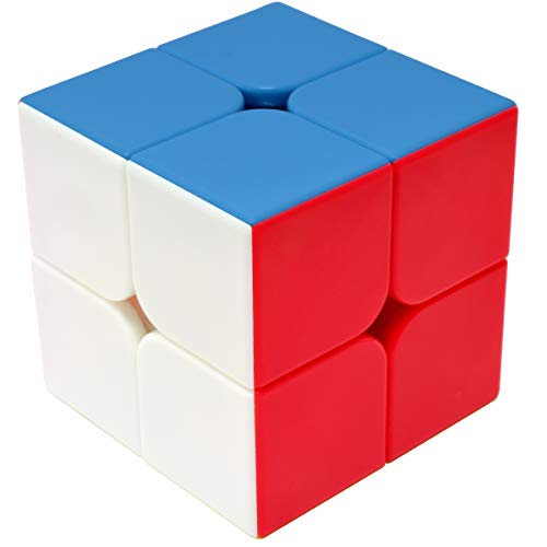 Maomaoyu Cubo Magico 2x2 2x2x2 Original Puzzle Cubo de la Velocidad Niños Juguetes Educativos, Stickerless