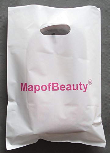 MapofBeauty Moda Natural Bent Tail Largo Rizo Peluca (oscuro marrón)