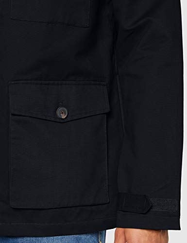 Marca Amazon - find. Guerrera de Algodón Hombre, Negro (Black), L, Label: L