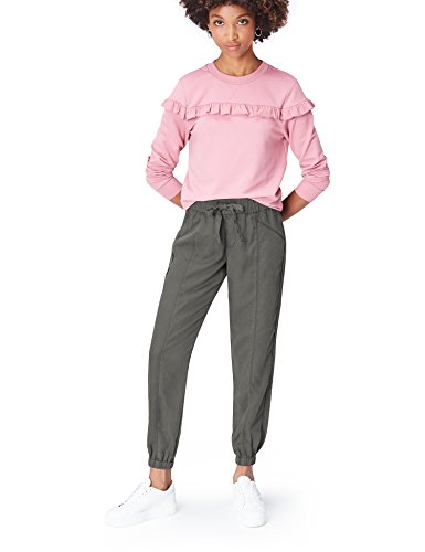 Marca Amazon - find. Pantalones Mujer, Grau (Grey), 38, Label: S