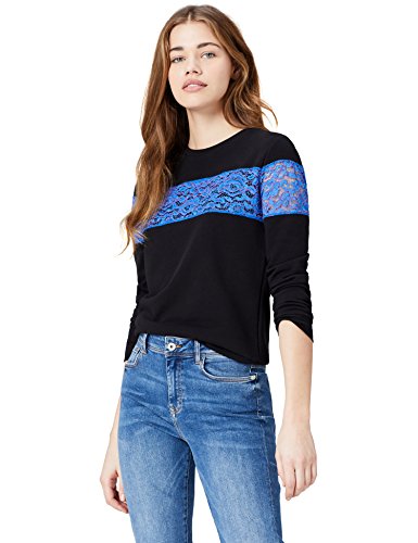 Marca Amazon - find. Sudadera Mujer, Negro (Black), 42, Label: L