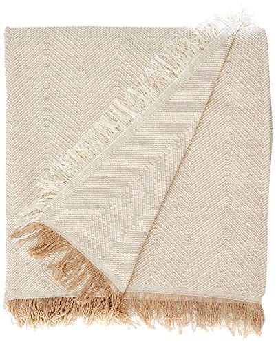 Martina Home Espiga - Foulard Multiusos, Crudo Beige, 230 x 260 cm, tela