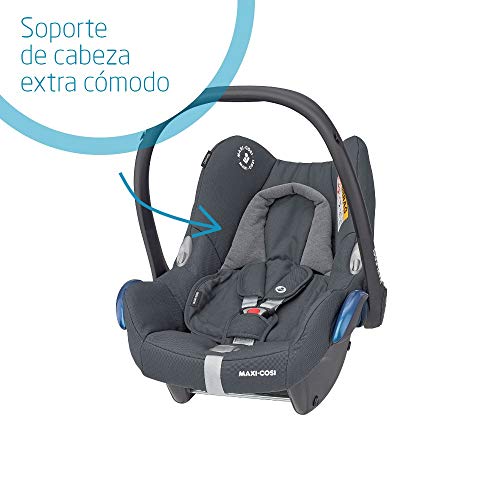 Maxi-Cosi CabrioFix Silla coche bebé, silla de auto infantil reclinable y de alta seguridad, portabebé 0 - 12 meses, 0 - 13 kg, color essential graphite