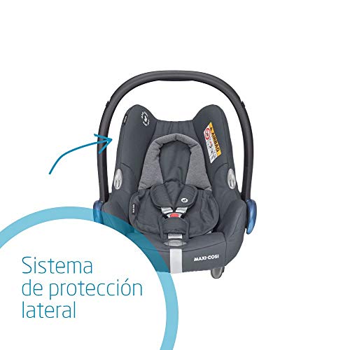 Maxi-Cosi CabrioFix Silla coche bebé, silla de auto infantil reclinable y de alta seguridad, portabebé 0 - 12 meses, 0 - 13 kg, color essential graphite