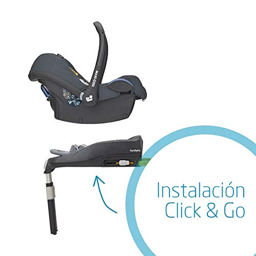 Maxi-Cosi CabrioFix Silla coche bebé, silla de auto infantil reclinable y de alta seguridad, portabebé 0 - 12 meses, 0 - 13 kg, color essential graphite